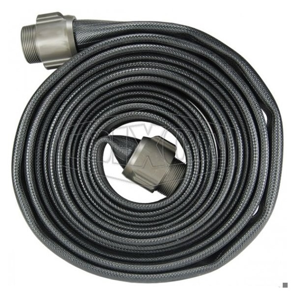 Washdown Hose, 2 in, MNPT, 50 ft L, 200 psi, Nitrile, Domestic